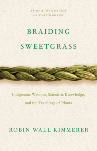 cover of braiding sweetgrass